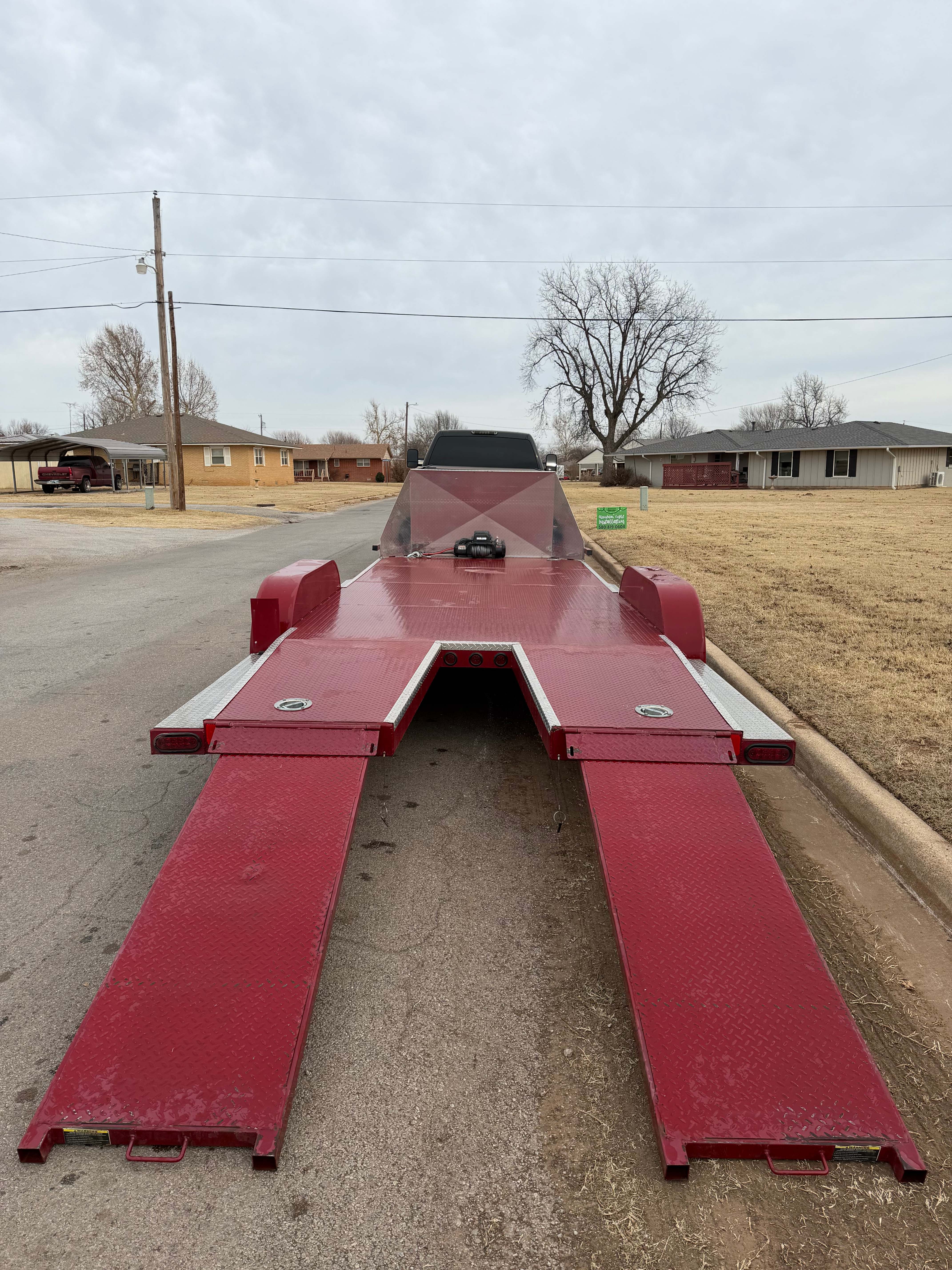 20 Foot Car Hauler with 12K lb Winch - Premium rental available in Hydro, Oklahoma